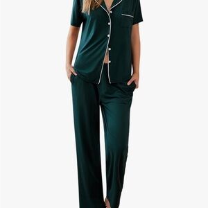 Women's Green Pajama Set